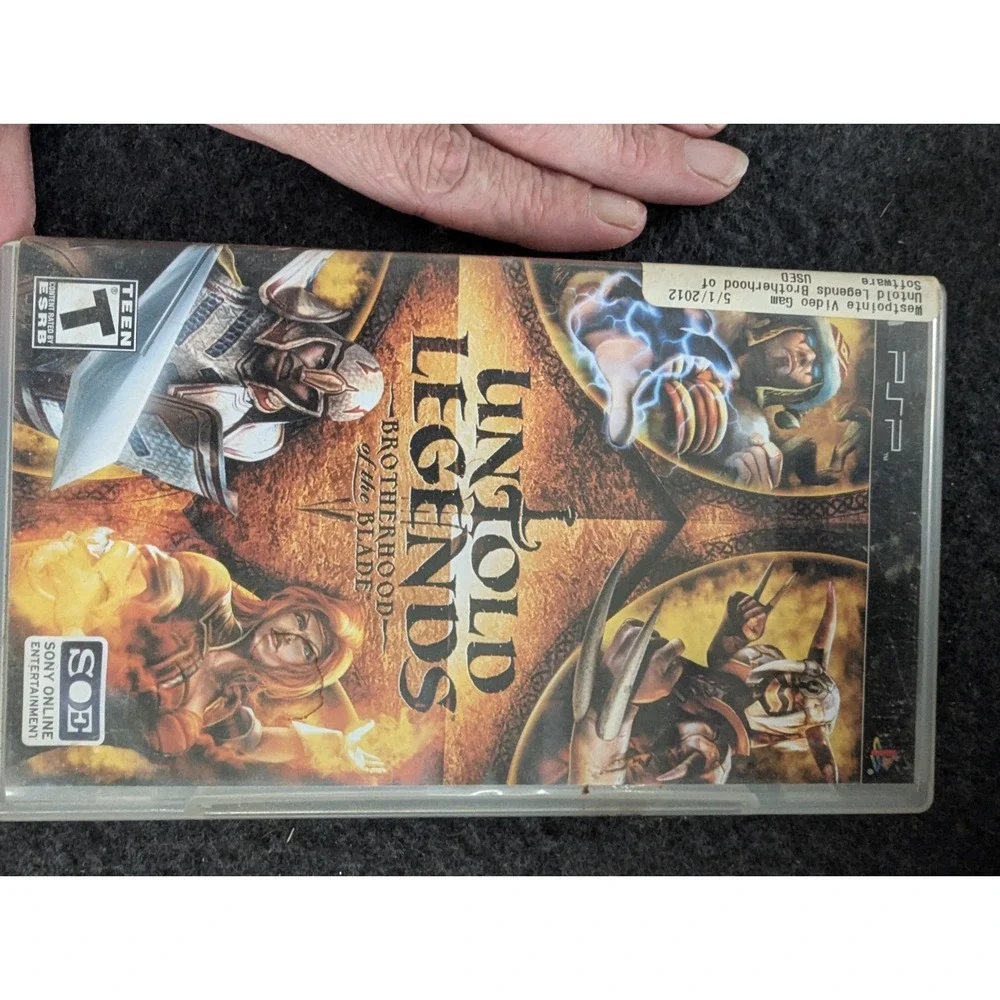 Untold Legends: Brotherhood of the‎ Blade (Sony PSP, 2005) W/Manual
